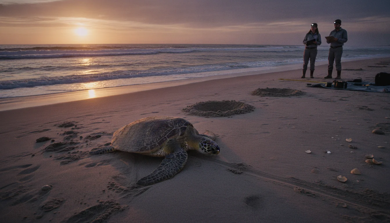 Biologists raise the alarm: sea turtles breed earlier, but lay fewer eggs