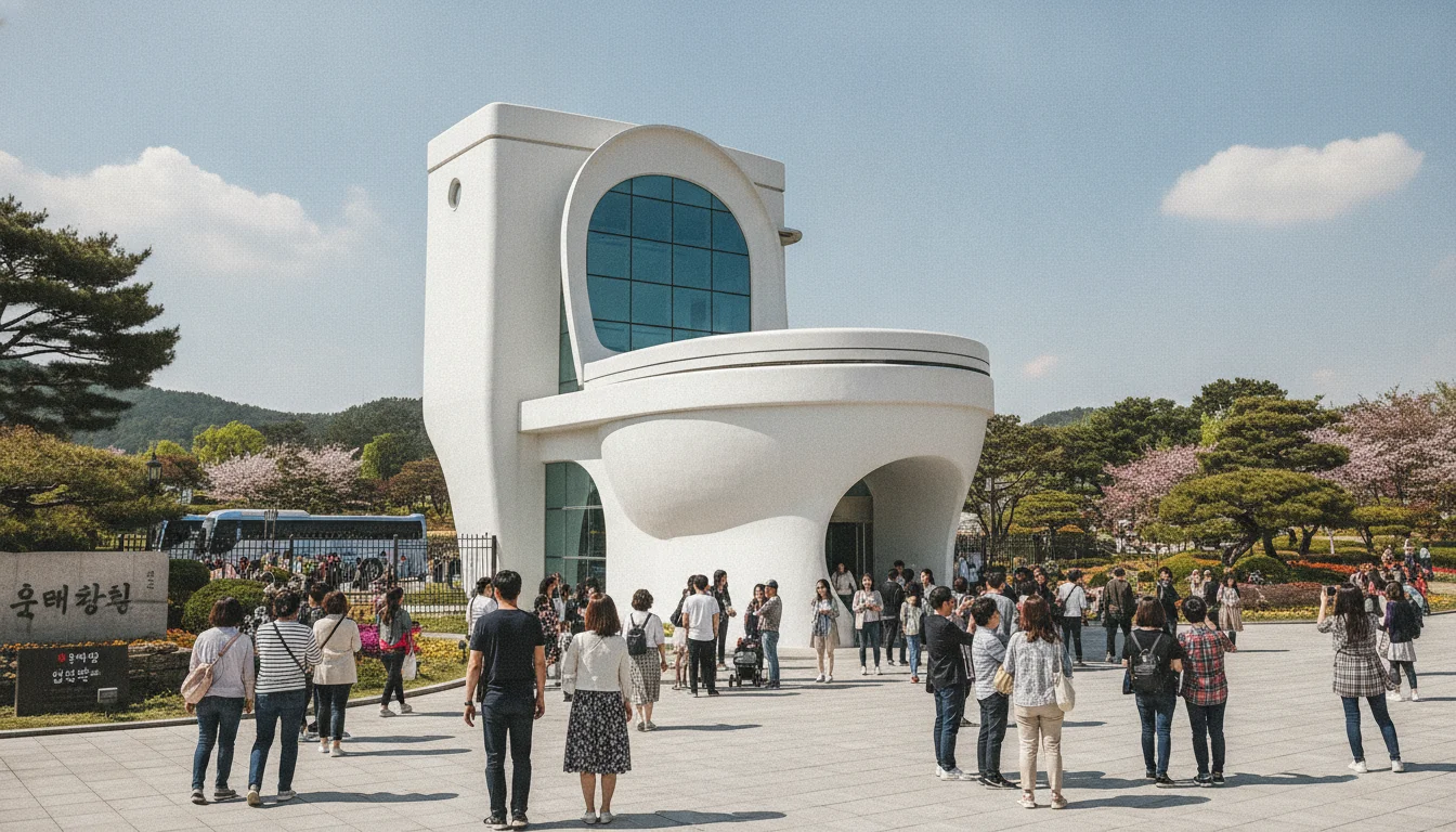 He built a toilet-shaped house – today it is a worldwide attraction drawing thousands of visitors