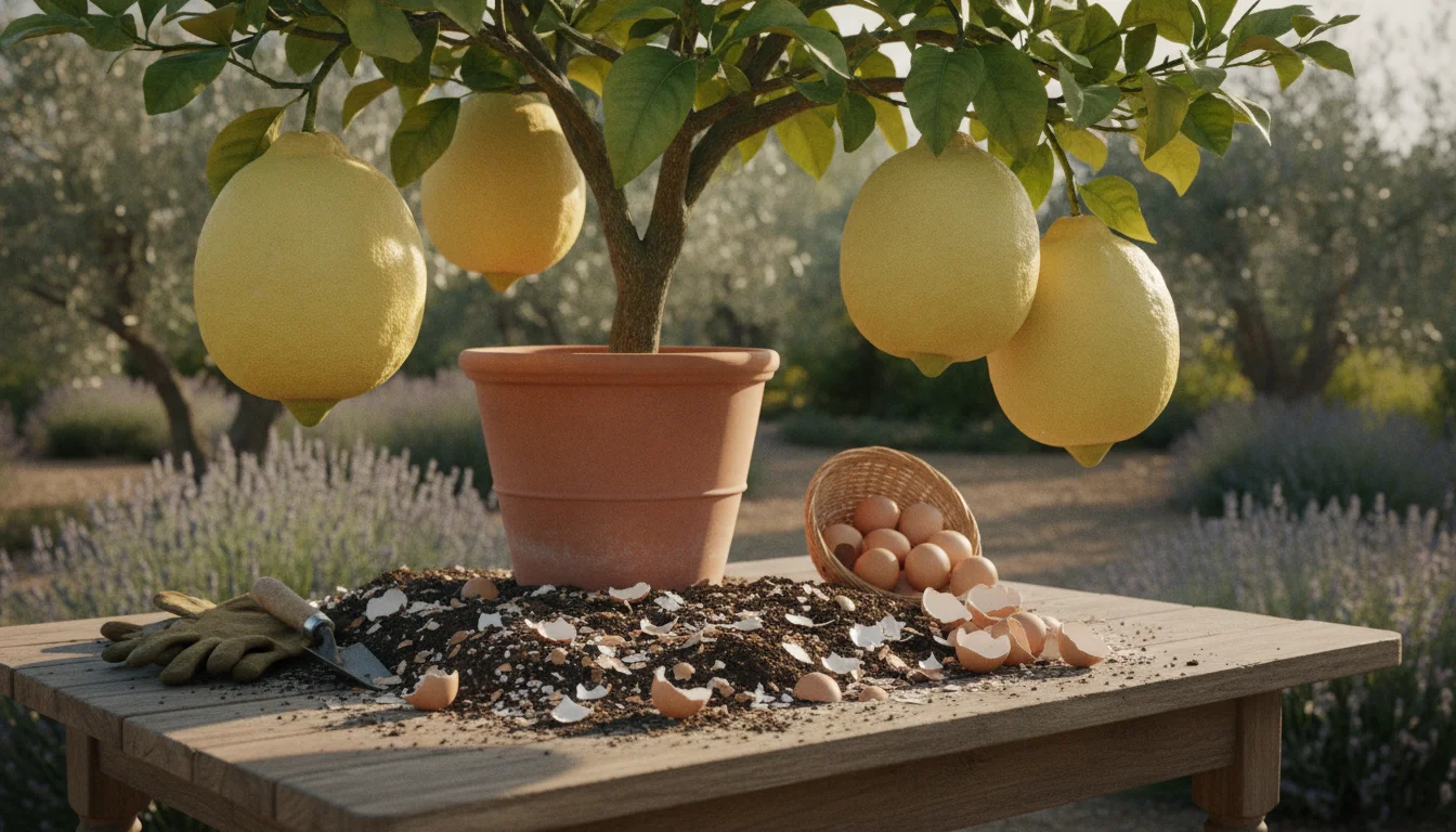 How to cultivate giant lemons using eggshells