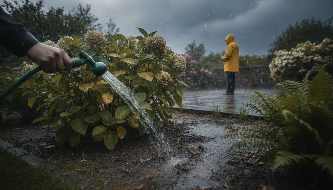 Why your plants sometimes need extra water, even during a downpour