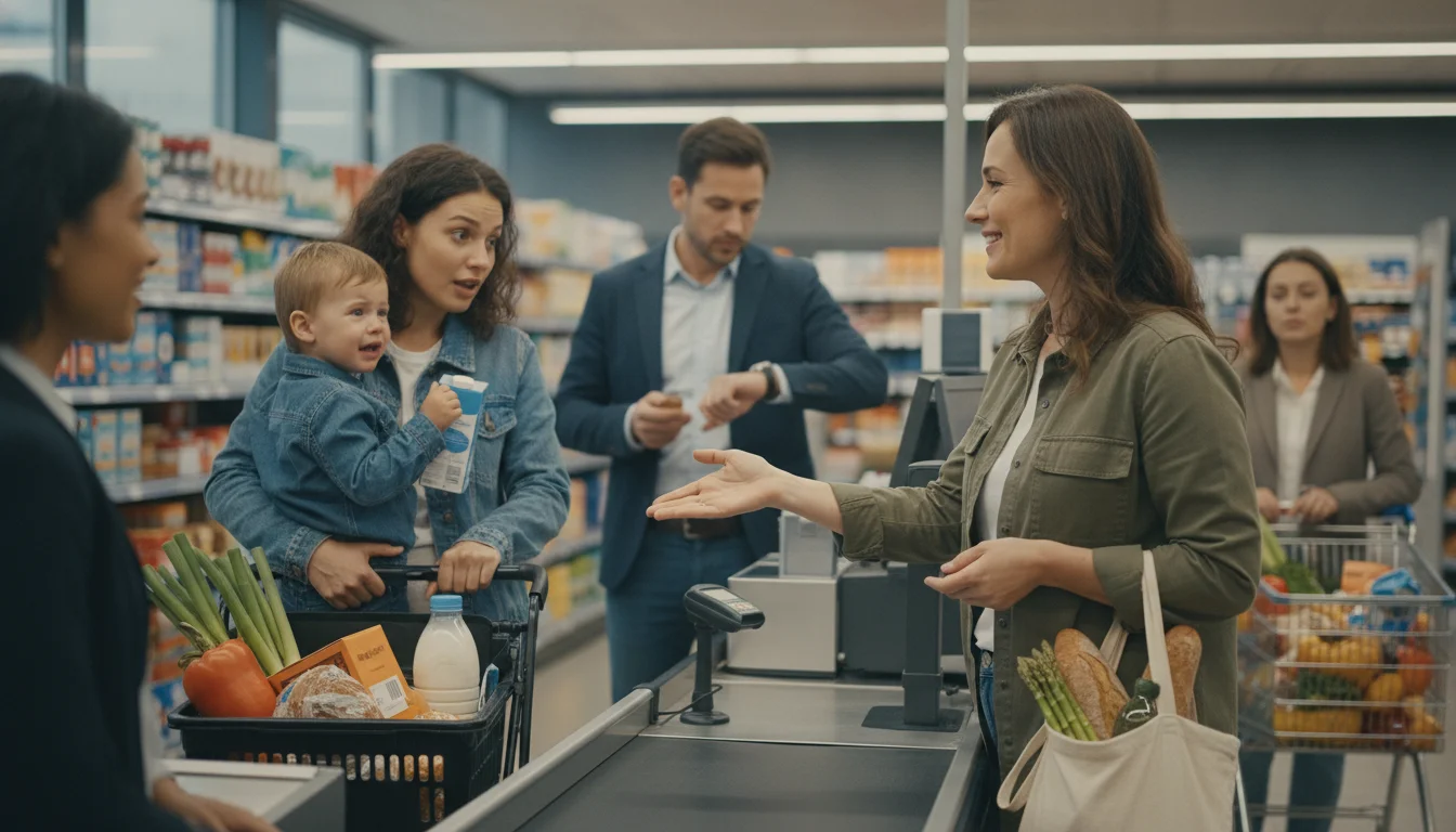 What your habits in the supermarket line say about your personality