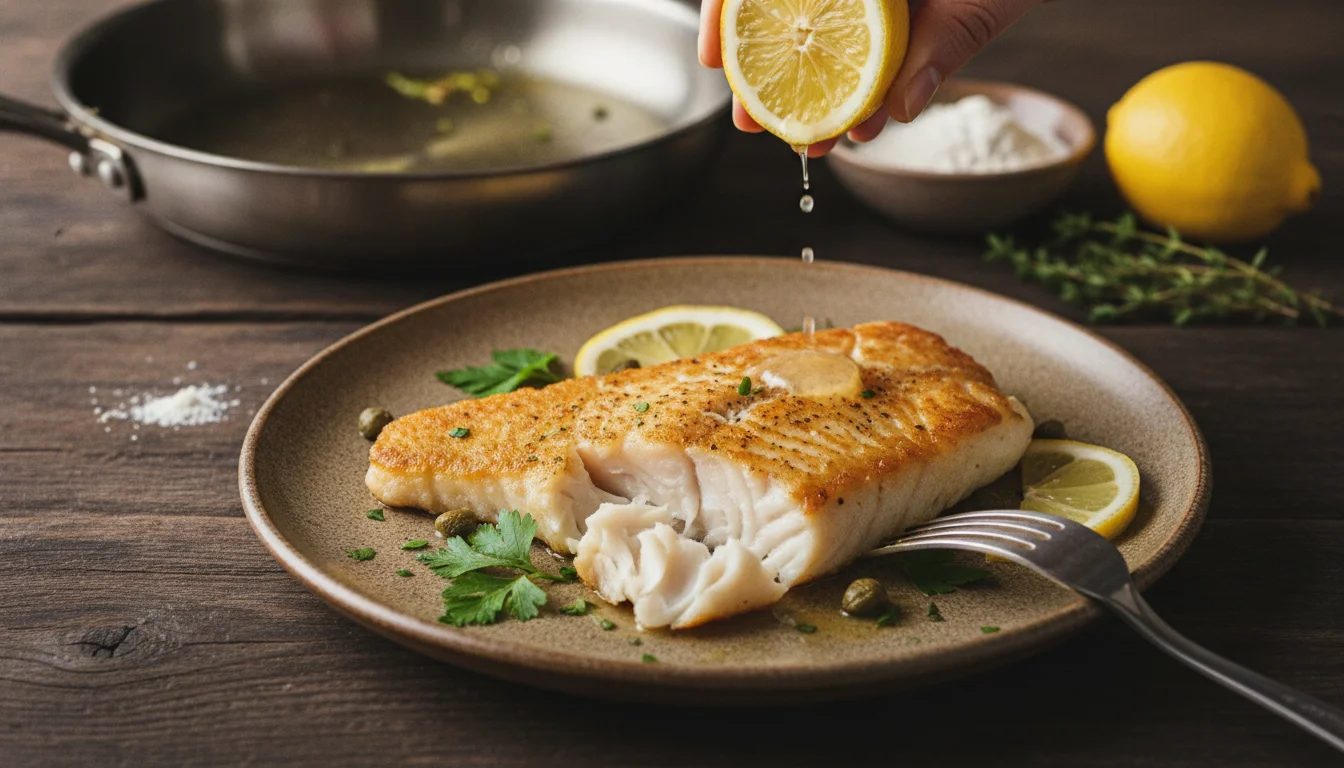 Pan-Fried Lemon Cod: A Quick Trick for Juicy Meat and Golden Crust