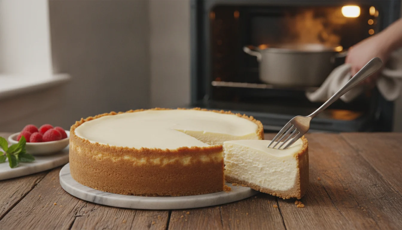 How to bake a creamy, crack-free cheesecake: a simple method that never fails
