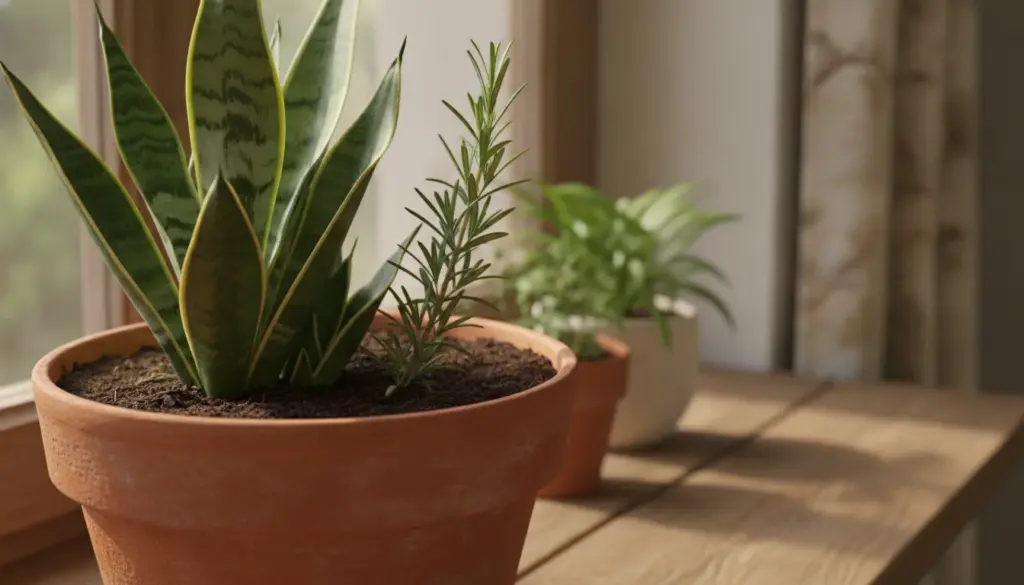 Place a rosemary sprig in your snake plant pot: discover why it works and the best time to start