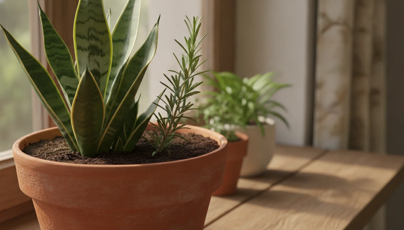 Place a rosemary sprig in your snake plant pot: discover why it works and the best time to start