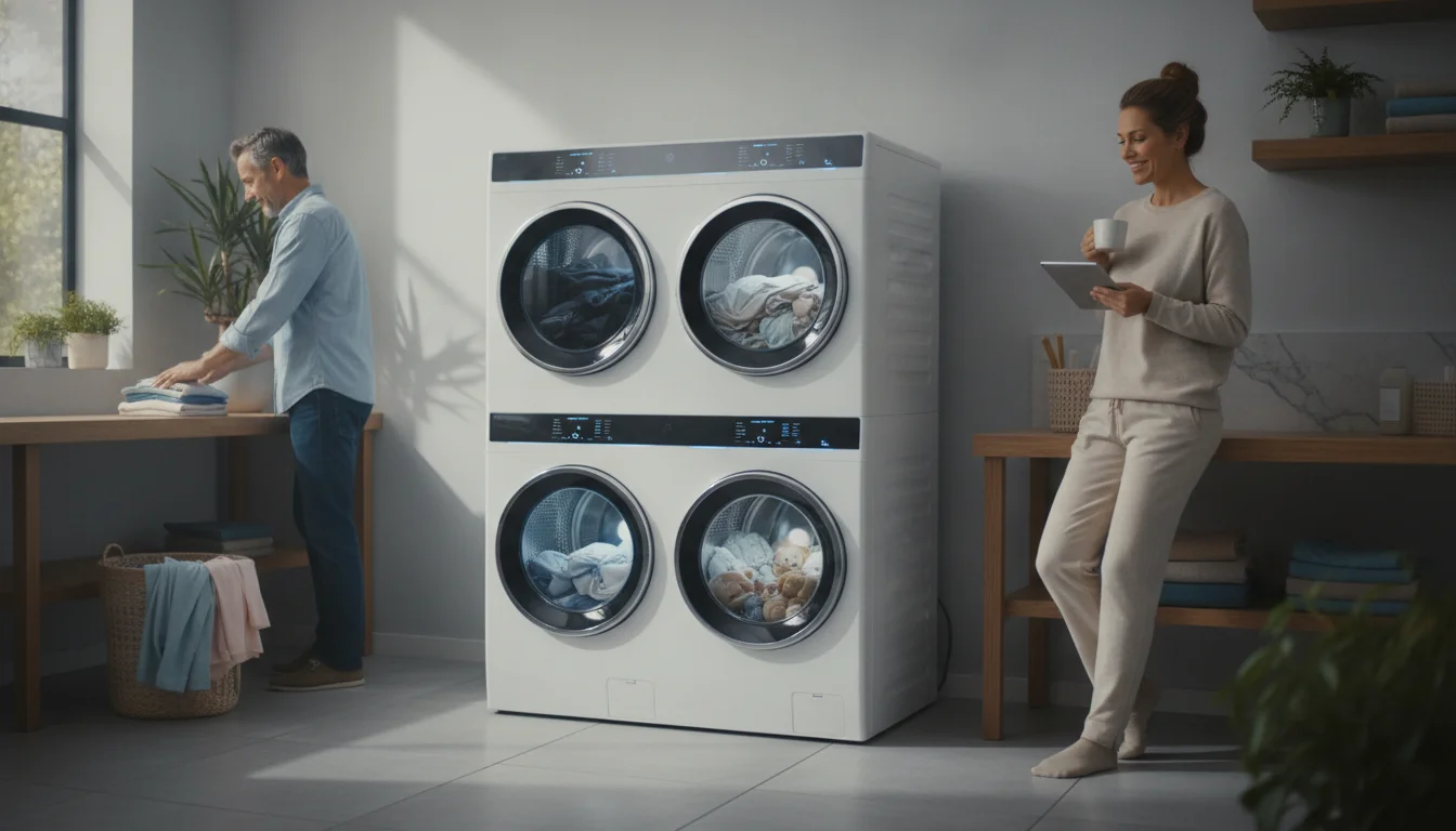 Better hygiene, savings and more time for you with Candy MultiWash – the only three-drum washing machine on the market