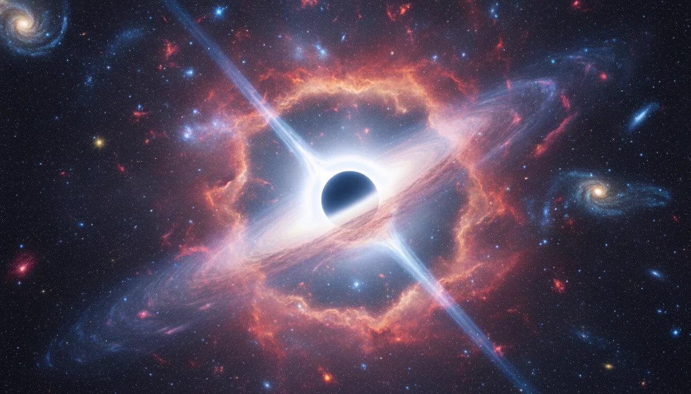 James Webb reveals hidden dust ring around hungry black hole in a nearby star system