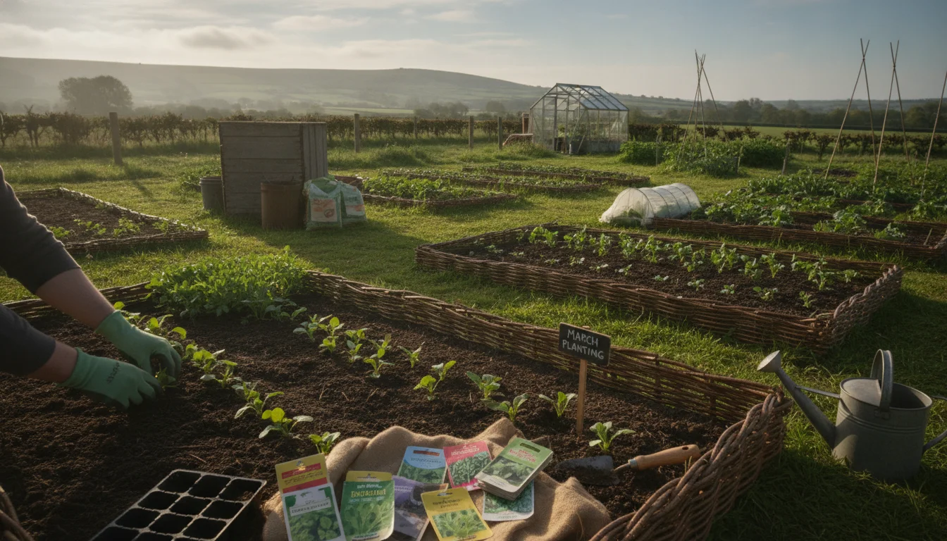 Vegetable garden calendar: what to sow and plant in March and essential early spring tasks