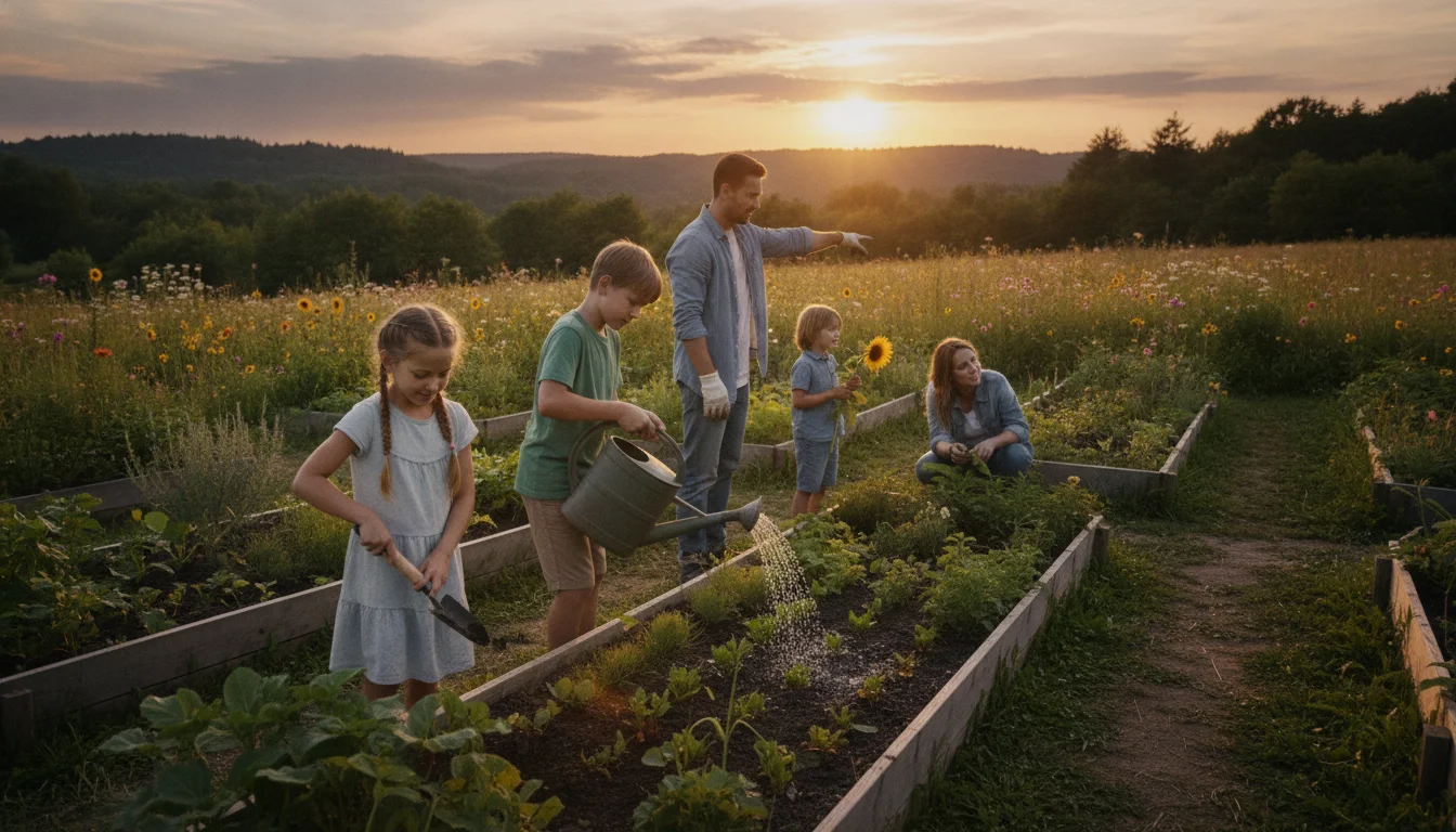 How to foster patience, responsibility and hope in kids through connecting with nature