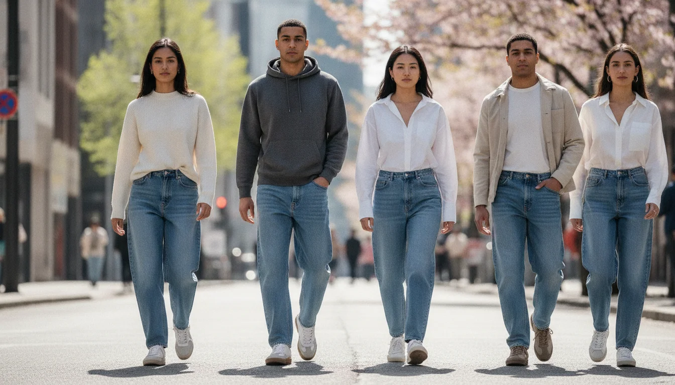 This Uniqlo denim style will dominate street fashion this spring