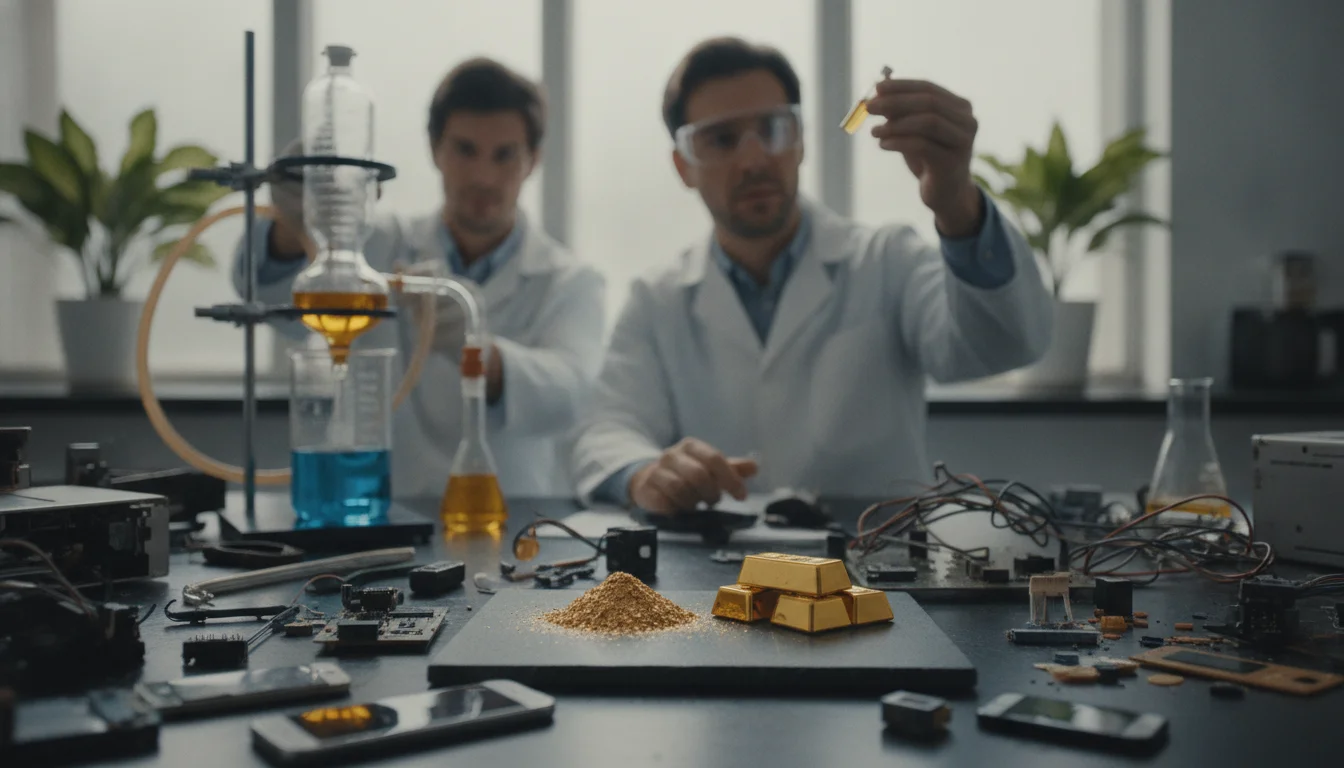 Electronic Waste Hides 22-Karat Gold: How Scientists Can Recover It