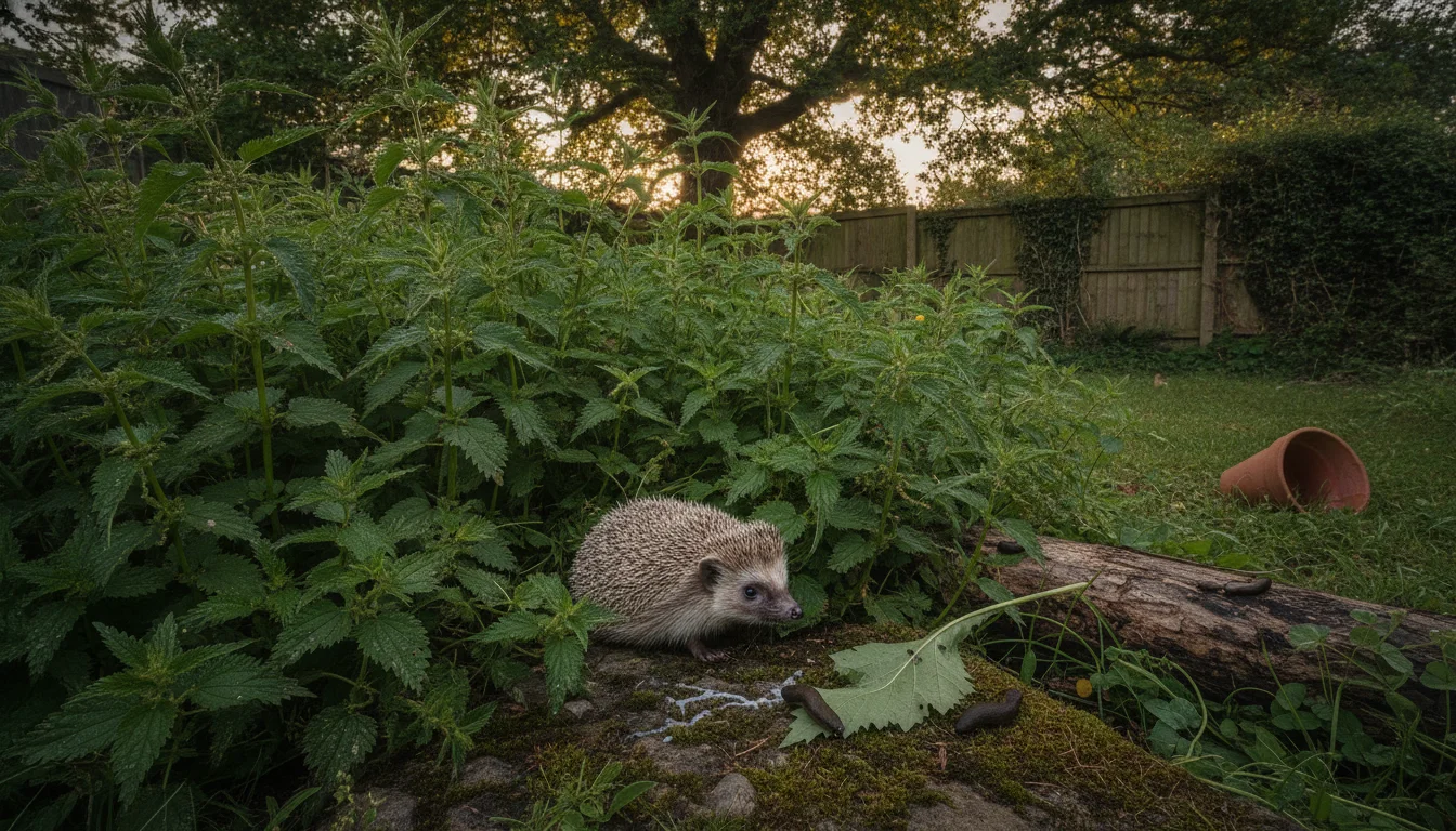 Leave this ‘weed’ patch alone: how to attract hedgehogs and beat slugs