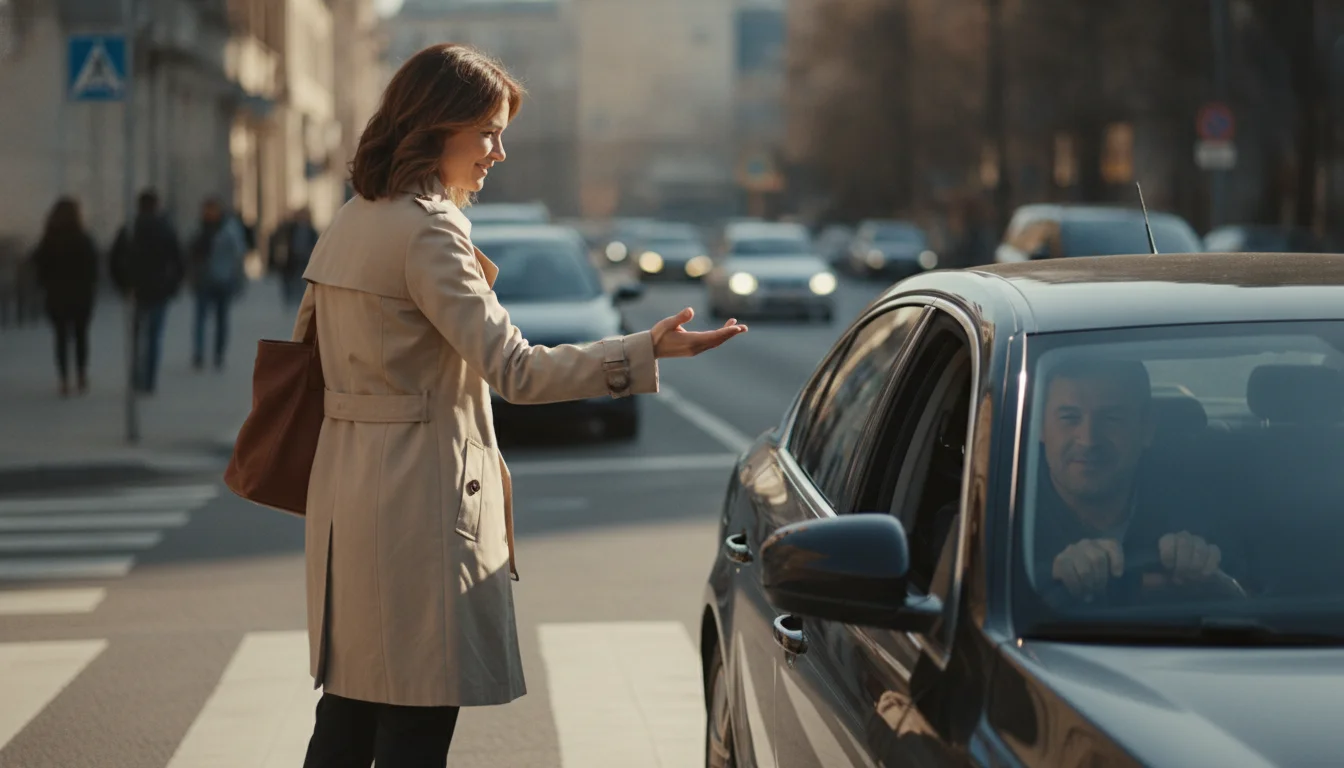 Why a simple hand gesture to drivers says so much about your character