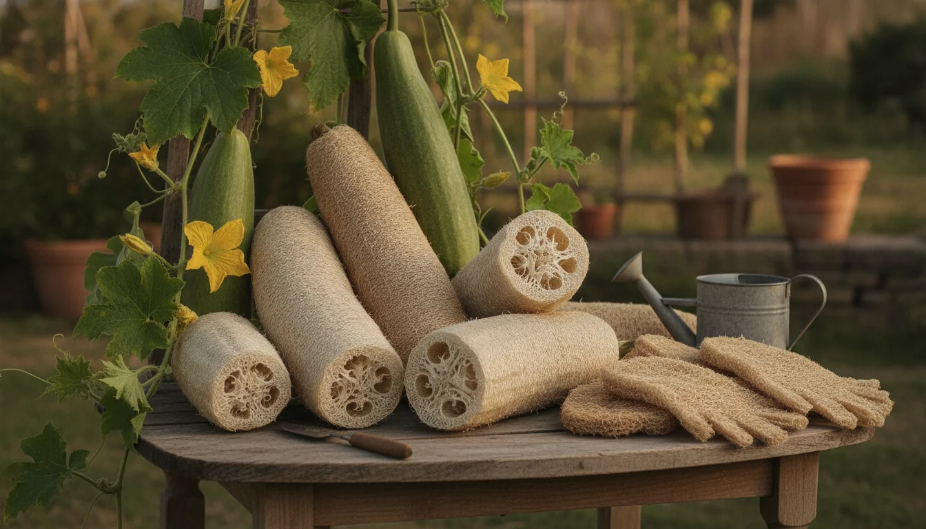 Egyptian loofah sponge: uses for home and garden