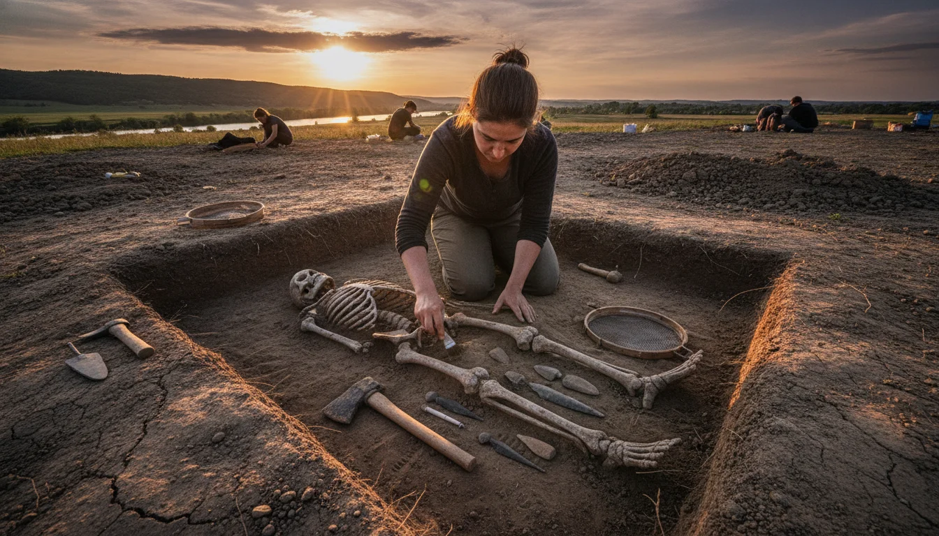 A Neolithic cemetery in Hungary alters our view of the past. A woman buried with male tools indicates that gender roles were flexible 7,000 years ago
