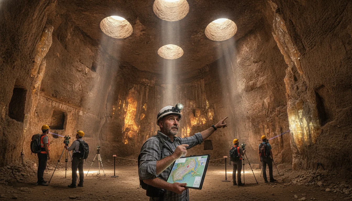 The Roman Empire excavated massive mines spanning over 30 km in Cuenca