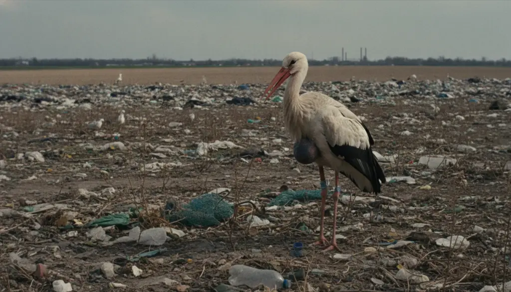 Shocking Finding: 32% of White Storks Have Solid Waste in Their Stomachs