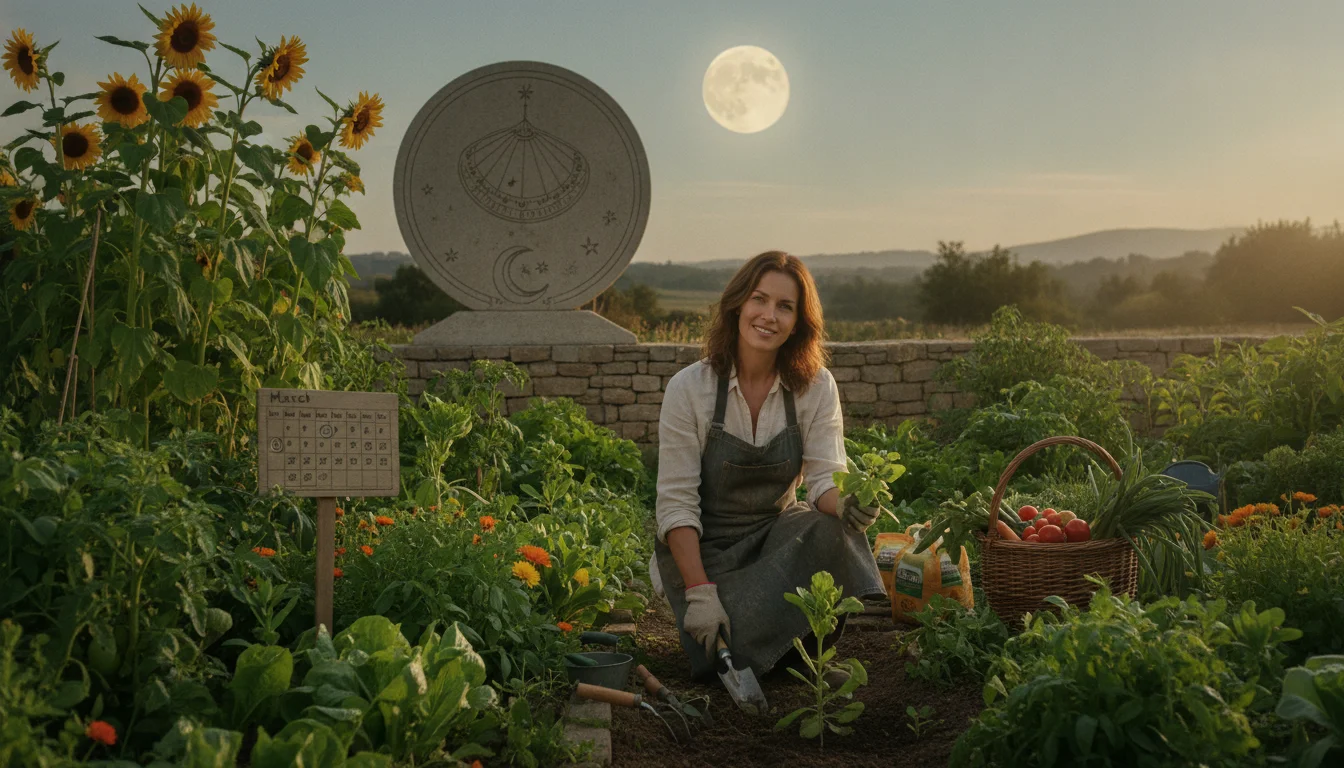 The best days in March 2026 for garden planting based on the lunar calendar