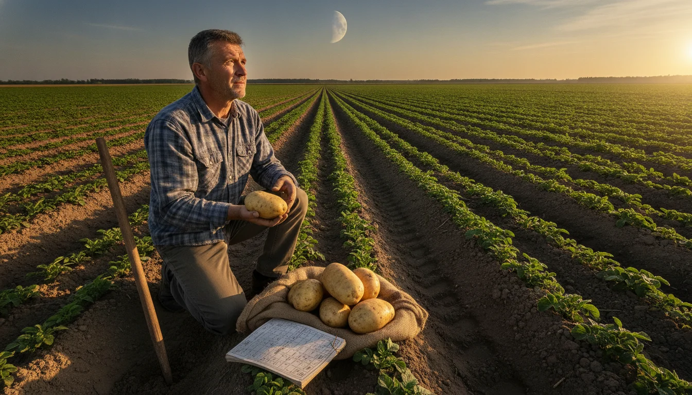 Bigger, healthier potatoes: how to choose timing, spacing, and the moon phase