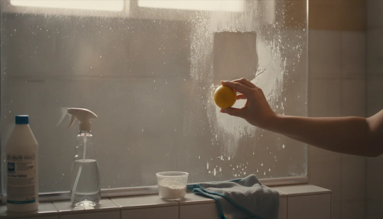 Shower door covered in limescale? This simple kitchen trick makes glass clear again