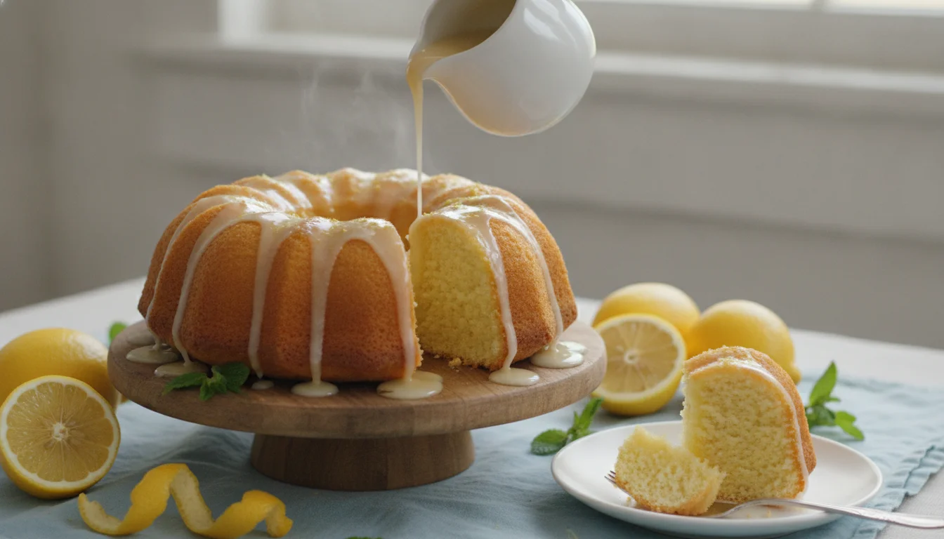 Extra fluffy lemon cake: the hot cream trick that changes everything