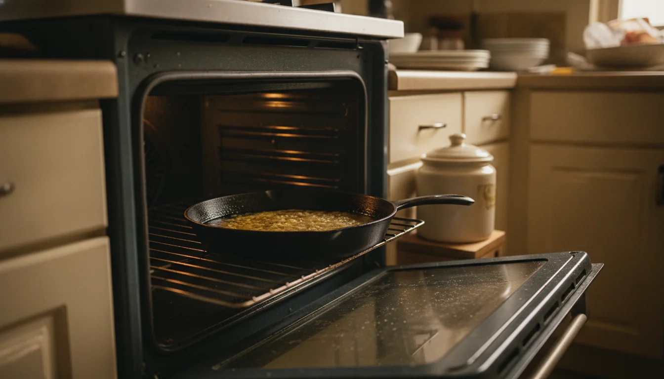Can you keep a frying pan with oil in the oven? What you must know about reusing fat