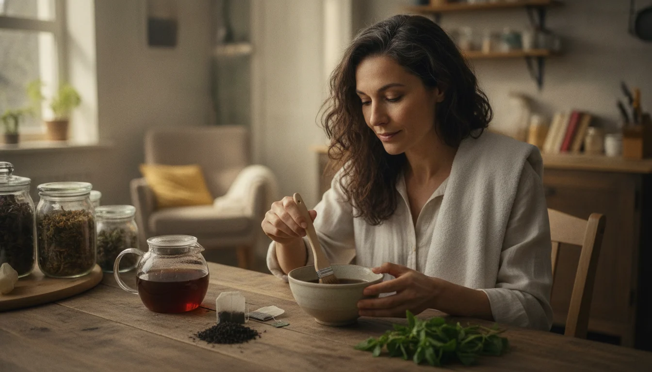 Natural black tea dye: How to safely and easily darken gray hair