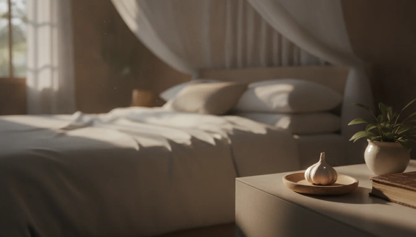 Garlic clove beside the bed: why Feng Shui advises it and how it works
