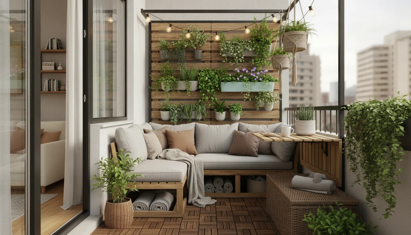 Small balcony: Clever ways to squeeze the most out of every single inch