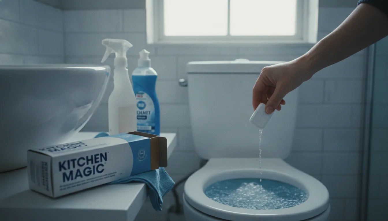 Why I stopped buying toilet cleaner: this kitchen tablet does it all